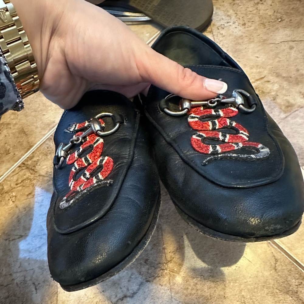 Gucci loafer snake